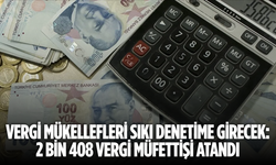 Vergi mükellefleri sıkı denetime girecek: 2 bin 408 vergi müfettişi atandı