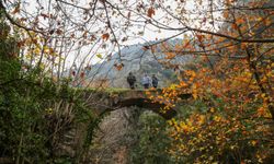 Çaybaşı Deresinde kartpostallık görüntüler