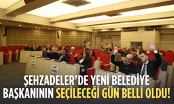 Şehzadeler’de yeni başkan için tarih netleşti