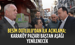 Besim Dutlulu’dan İlk Açıklama: Karaköy Pazarı Baştan Aşağı Yenilenecek