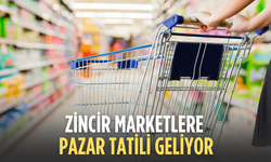 Pazar günü marketler için kapanma gündemde