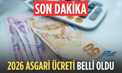 2026 asgari ücreti belli oldu