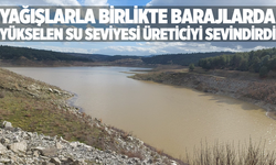 Barajlarda su seviyesinin yükselmeye başlaması çiftçileri sevindirdi
