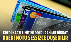 Kredi kartı limitini dolduranlar dikkat: Kredi notu sessizce düşebilir