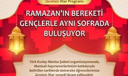 Kızılay'dan üniversitelilere ramazan sofrası
