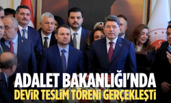 Adalet Bakanlığı'nda devir teslim töreni gerçekleştirildi