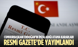 Atama kararları Resmi Gazete’de