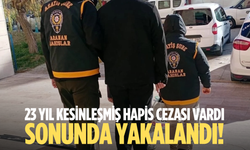 Manisa'da 23 yıl hapis cezasıyla aranan firari yakalandı