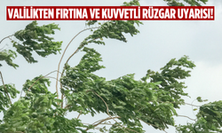 Manisa’da kuvvetli rüzgar ve fırtına uyarısı