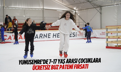 Yunusemre'de 7-17 yaş arası çocuklara ücretsiz buz pateni fırsatı