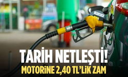 Motorine salı günü 2,40 TL zam geliyor