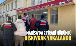 Manisa'da 2 firari hükümlü kıskıvrak yakalandı