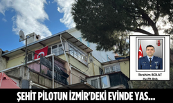 Şehit pilotun İzmir'deki evinde yas