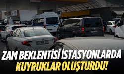 Manisa’da zam öncesi akaryakıt kuyruğu