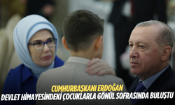 Cumhurbaşkanı Erdoğan, devlet himayesindeki çocuklarla gönül sofrasında buluştu