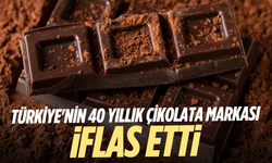 Türkiye'nin 40 yıllık çikolata markası iflas etti