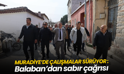 Muradiye’de çalışmalar sürüyor: Balaban’dan sabır çağrısı