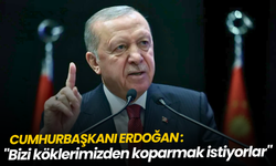 Cumhurbaşkanı Erdoğan: "Bizi köklerimizden koparmak istiyorlar"