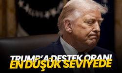 Trump’a destek oranı en düşük seviyede