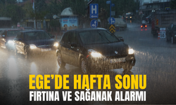 Ege’de hafta sonu fırtına ve sağanak alarmı