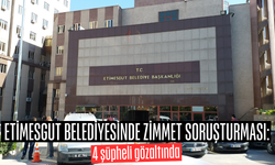 Etimesgut Belediyesinde zimmet soruşturması: 4 şüpheli gözaltında