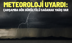 Meteoroloji uyardı: Yarın gök gürültülü sağanak var!
