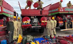 Demirci'de orman yangınlarına karşı uygulamalı eğitim