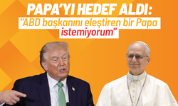 Trump’tan Papa 14. Leo’ya sert eleştiriler: "Kendine çeki düzen vermeli"