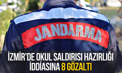 İzmir'de okul saldırısı hazırlığı iddiasına 8 gözaltı
