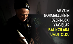 Mevsim normallerinin üzerindeki yağışlar balıkçılara umut oldu