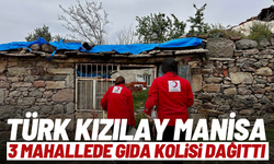 Türk Kızılay Manisa, 3 mahallede gıda kolisi dağıttı