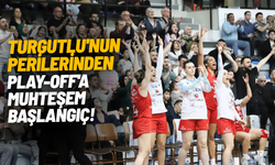 Turgutlu'nun perilerinden Play-Off'a muhteşem başlangıç