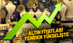Altın fiyatları yeniden yükselişte
