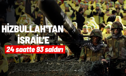 Hizbullah'tan İsrail'e 24 saatte 93 saldırı