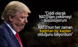 Trump: "ABD'yi NATO'dan çıkarabilirim"