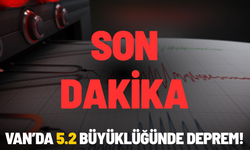 Van’da 5.2 büyüklüğünde deprem!