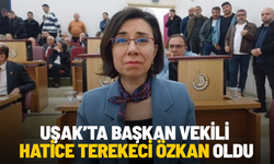 Uşak’ta başkan vekili Hatice Terekeci Özkan oldu