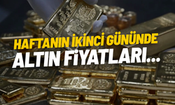 Haftanın ikinci gününde altın fiyatları...