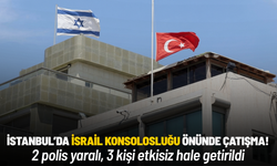 İstanbul’da İsrail Konsolosluğu önünde çatışma!