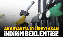 Akaryakıta 10 lirayı aşan indirim beklentisi