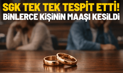 SGK tek tek tespit etti! Binlerce kişinin maaşı kesildi