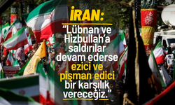 İran: "Lübnan’a saldırılar devam ederse karşılık vereceğiz"