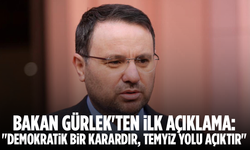 Bakan Gürlek'ten ilk açıklama: "Demokratik bir karardır, temyiz yolu açıktır"