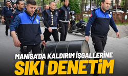 Manisa'da kaldırım işgallerine sıkı denetim
