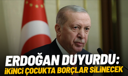 Erdoğan duyurdu: İkinci çocukta borçlar silinecek