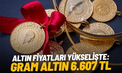 Altın fiyatları yükselişte: Gram altın 6.607 TL