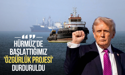 Trump: "Hürmüz'de başlattığımız 'Özgürlük Projesi' durduruldu"