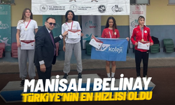Manisalı Belinay Türkiye'nin en hızlısı oldu