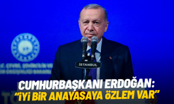 Cumhurbaşkanı Erdoğan: "Türk milletinin iyi anayasa özlemi dinmedi"
