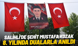Salihli'de Şehit Mustafa Kozak, 8. yılında dualarla anıldı